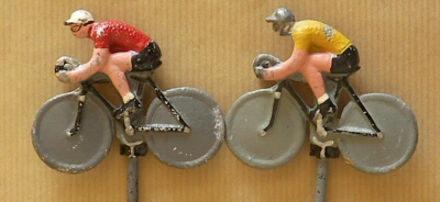 Figurines cyclistes