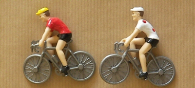 Tour de France cyclistes miniatures