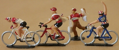 Tour de France cyclistes miniatures