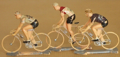 Tour de France cyclistes miniatures