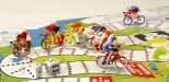 Tour de France cyclistes miniatures